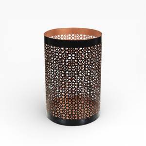 Porte-bougie en métal noir avec motif d'arbre de vie pour un éclairage d'accentuation artistique à la maison - Product Image 5