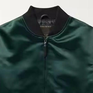 Chaqueta Universitaria de Satén Personalizada al por Mayor con Logotipo Personalizado de Primera Calidad, 100% Poliéster, ODM para Hombre - Product Image 4