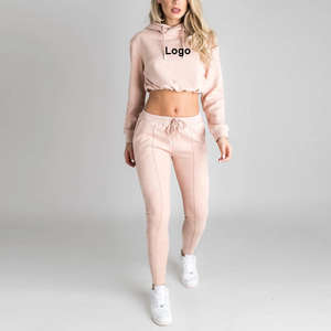 Mode personnalisée, ensemble de jogging simple, nouveau style, deux pièces, survêtement de course, streetwear, vêtements de sport, survêtements pour femmes - Product Image 2
