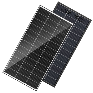 Panneaux solaires bifaciaux rigides à demi-cellules 200W noirs, efficacité 22%, pour usage domestique, entrepôt américain - Product Image 1