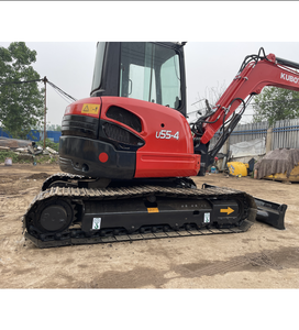 Mini excavadora usada de 5 toneladas con certificación CE, excavadora usada Kubota U55-4 de segunda mano en venta - Product Image 2