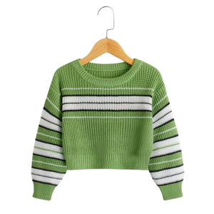 Suéter Infantil de Invierno de Tela Transpirable y Ecológica, Fabricante OEM, Prenda de Punto de Algodón, Suéter Suave con Bolsillo Delantero para Moda al por Mayor - Product Image 3