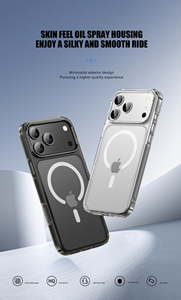 Amor Sport Étui de protection magnétique anti-empreintes digitales anti-rayures mince transparent dur PC antichoc pour 17 Plus Handodo - Product Image 6