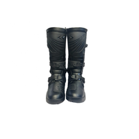 Botas de Motociclismo Personalizadas, Impermeables, Resistentes al Viento, Transpirables, Anti-UV, Antideslizantes, de Secado Rápido, hasta la Rodilla, con Cierre de Hebilla y Correa de Goma