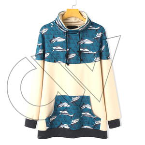 Women's High Quality Crew Neck Fleece Sweatshirt Soft Customizable Printed Solid Design Front Logo for Winter - Product Image 1