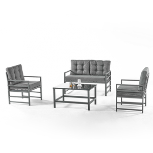 Muebles de jardín europeos muebles de sala de estar al aire libre sofá muebles de exterior para jardín - Product Image 1