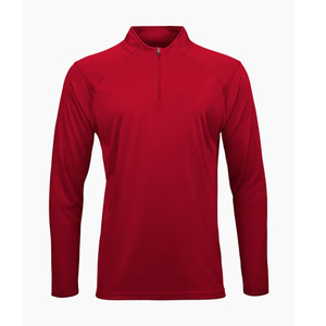 Jersey de lucha libre hecho a medida para hombres 1/4 Cremallera Top Fighting Jersey Servicio OEM para adultos Otro tipo de ropa deportiva - Product Image 1
