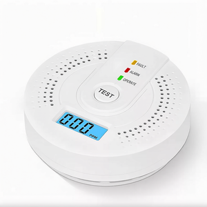Detector de monóxido de carbono con pantalla digital y botón de prueba para la seguridad del hogar - Product Image 3
