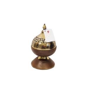 Soporte de incienso árabe para Ramadán, quemador de Oud de Oriente Medio con tarro para mesa de casa, soporte de incienso decorativo con bandeja - Product Image 2