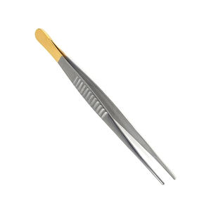 Pinzas para Tejidos DeBakey de Acero Inoxidable Alemán MEDIHEAL SURGICAL CORPORATION, Doradas, 7 3/4 Pulgadas, Rectas, Instrumentos Quirúrgicos - Product Image 5