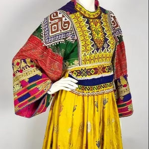 Vestido regional afgano de alta calidad para mujer Vestido Kuchi afgano bordado de manga larga de nuevo diseño en MOQ bajo - Product Image 1