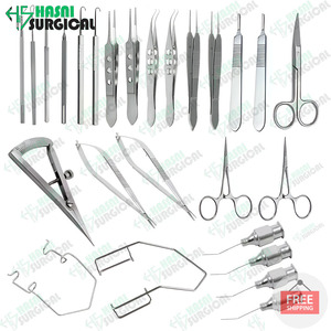 Produits à forte demande Ensemble de chirurgie de la cataracte Belle exécution pendant les instruments CE ISO approuvé - Product Image 4