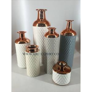 Dernière conception de vases à fleurs antiques noirs classique nouveauté table décorative maison chambre à coucher vases à fleurs avec la meilleure qualité - Product Image 2