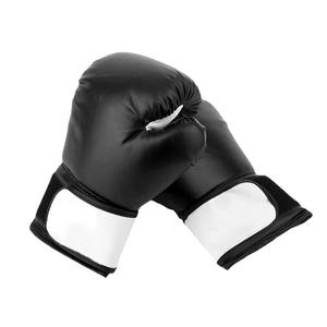 Nueva llegada al por mayor personalizado de cuero sintético guantes de boxeo 10oz 12oz 140z entrenamiento profesional y guantes de combate - Product Image 2