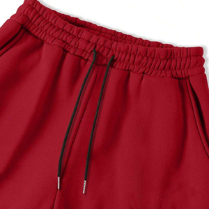 Ensemble deux pièces délavé à l'acide avec fermeture éclair pour hommes jogging vintage à strass survêtement en polyester/coton à motif uni - Product Image 3