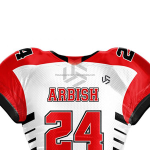 Nouveaux maillots de football américain SMITHY SPORTS fabriqués sur mesure en usine, en maille, imprimés par transfert thermique, 100 % polyester extensible - Product Image 3