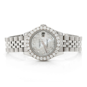 Reloj de Moda con Incrustaciones de Moissanita, Estilo Diamante VVS, para Hombre, de Acero Inoxidable, Cuarzo, Correa de 20 mm, Esfera de Vidrio Revestido - Product Image 3