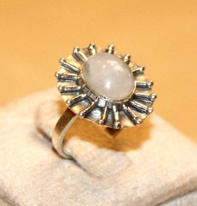 Gran oferta, anillo de plata 925 chapado en rodio a la moda para mujer personalizado, anillo de piedras preciosas de cuarzo rosa de grado superior, regalo de joyería OEM - Product Image 6