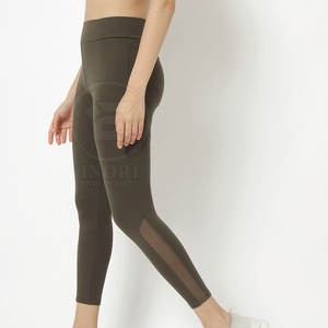 Nuevo diseño, mallas de mujer de alta calidad, cintura elástica media sólida, secado rápido, transpirable, ecológico - Product Image 2