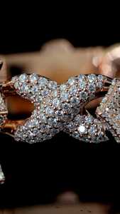 Pulsera Cruzada Chapada en Rodio con Diamantes Moissanite VVS, Plata de Ley 925, Estilo Hip Hop, Unisex, para Uso Diario - Product Image 2