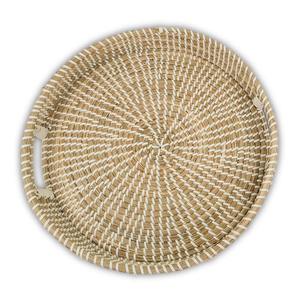 Bandeja para servir algas marinas redondas naturales de bajo precio, hecha a mano por artesanos vietnamitas para comida y servicio decorativo, venta al por mayor - Product Image 3