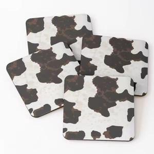 Posavasos de madera Color claro Impreso Posavasos para servir té Juego de 4 piezas Venta caliente Posavasos de pizarra para el hogar y la cocina Manteles individuales - Product Image 2