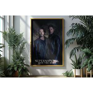 Modern Style Supernatural <b>Poster</b> Join the Hunt for Wall Decor Paper Material - Product Image 1