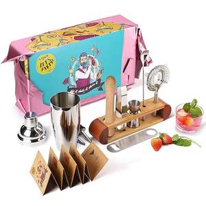 ชุดเครื่องมือบาร์สแตนเลสพร้อมขาตั้งไม้อุปกรณ์บาร์สำหรับบาร์ร้อน - Product Image 4