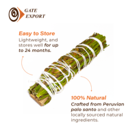 Nuevos palitos de 4 pulgadas Natural Palo Santo Rue Smudge para incienso de Perú a precio mayorista