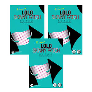 Parches para el Muslo Loroskini Edición Negra, 10 Unidades - Product Image 1