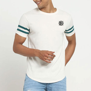 เสื้อยืดสตรีทแวร์ผู้ชายผ้าฝ้ายถัก 100% คุณภาพสูง ปักโลโก้ตามสั่ง พิมพ์ลายดิจิทัล ระบายอากาศได้ดี แห้งเร็ว แบบเรียบ - Product Image 1
