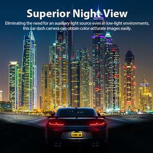 Redtiger T700 4K + 1080P HD Dash Cam 11 Inch DVR Dash Cam Phía Trước Và Phía Sau 4K Không Dây Car DVR <span class=keywords><strong>Camera</strong></span> Dash Cam - Product Image 2