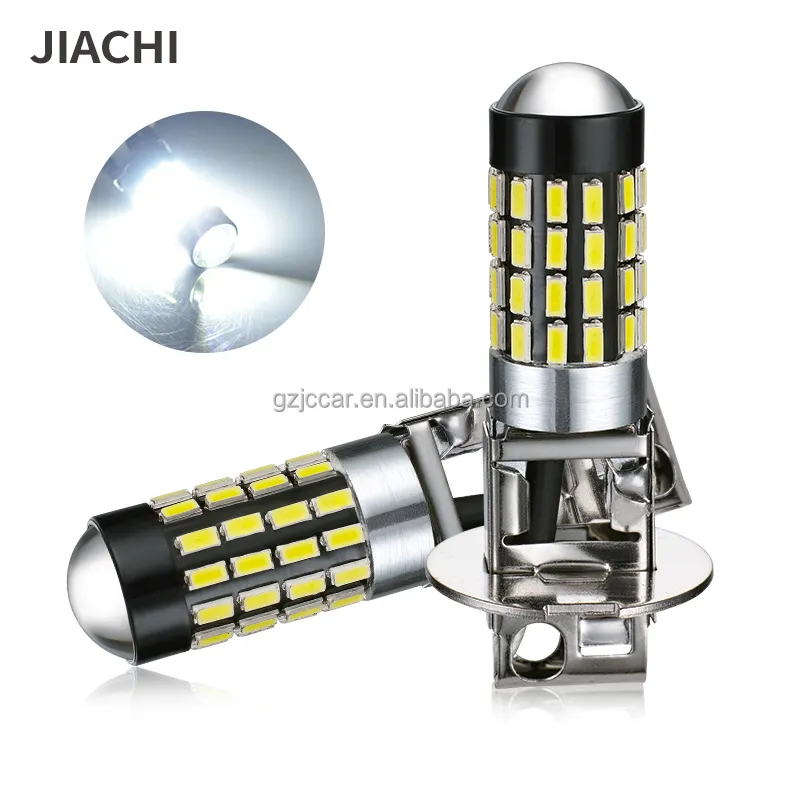 JIACHI FACTORY H3 H1 H11 9005 HB3 9006 HB4 880 H27W 3014 54SMDLED防曇ランプカードライビングライト自動フロントフォグランプバルブホワイト