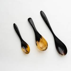 Vente spéciale Cuillère en corne de buffle écologique personnalisée, couverts de cuisine, café, qualité supérieure indienne - Product Image 3