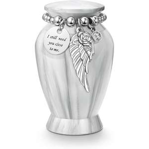 Mini urna de recuerdo en miniatura, urnas conmemorativas, diseño de esmalte de Color azul, urna para cenizas funerarias, suministros funerarios hechos a mano, Memoria - Product Image 3