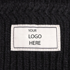 Winter Fashion <b>Waterproof</b> Waffle <b>Beanie</b> Custom Logo Unisex <b>Beanie</b> Hat Knit 100% Acrylic Material High Quality Private Tag - Product Image 6