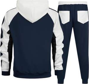 Sudadera con capucha transpirable Eco-Friendly Impreso Patrón sólido Invierno Peso pesado SWEATSUIT Técnica de diamantes de imitación Ligero - Product Image 3