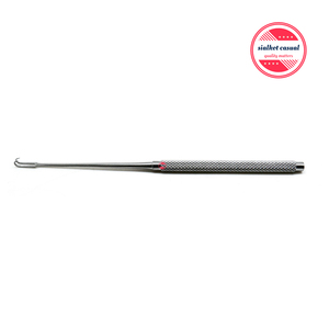 Double crochet de peau chirurgicale, dents tranchantes de 2mm, taille 6.25 ", rétracteur, base en acier inoxydable, Instruments chirurgicaux - Product Image 3