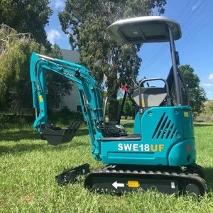 Mini-excavatrice sur chenilles Sunward SW60UF de 3,5 tonnes, excavatrice compacte pour travaux de construction et agricoles, SWE18UF, godet de 0,12 m³ - Product Image 2