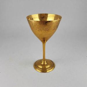 DivinitySip Cáliz Sagrado Latón Antiguo Comunión Copa de Vino Hecha A Mano Copa Vintage para Iglesia y Ceremonias Espirituales - Product Image 3