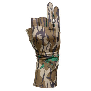 Vente en gros de modèles personnalisés Gants de chasse camouflage demi-doigts Gants de randonnée antidérapants de taille réglable pour homme - Product Image 5