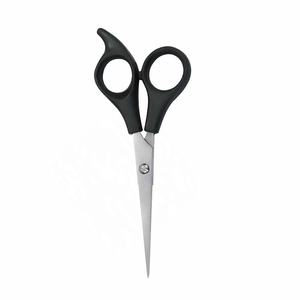 Tijeras de peluquería profesionales de acero inoxidable al por mayor mango de plástico corte de pelo de peluquero diestro de alta calidad - Product Image 3