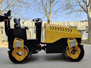 Compactador de motor Kubota de alta calidad, rodillo de carretera vibratorio, tambor doble, Bomag pequeño de bajo costo a la venta, núcleo de Motor hidráulico - Product Image 2