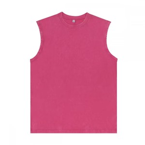 Camiseta sin mangas de gimnasio de algodón pesado para hombre, camisetas sin mangas con logotipo personalizado, camisetas holgadas, camiseta para hombre, envío DDP - Product Image 3