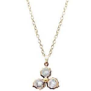 จี้โซ่ชุบทอง18K สไตล์โบฮีเมียนพร้อมโอเวอร์โทนทางศาสนาปรับแต่งได้ทั้ง1203242B โอปอล - Product Image 1