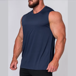 <b>Top</b> Quality <b>Men's</b> Running <b>Muscle</b> T Shirts Workout Tank <b>Top</b> Cotton Sports Fitness Sleeveless <b>Men</b> Tank <b>Top</b> Gym - Product Image 2
