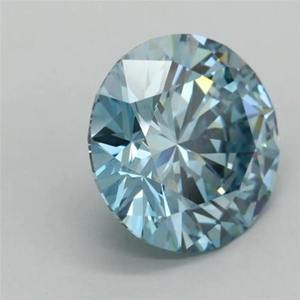 Diamante Suelto de Corte Redondo Azul Fantasía de 2.00 Quilates, Piedra Preciosa Certificada, Precio de Fábrica de Fabricante Mayorista - Product Image 3