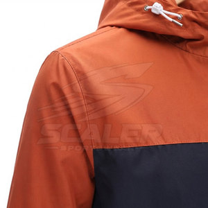 Veste de VTT avec fermeture éclair, séchage rapide, polyester/nylon, imperméable, respirante, capuche rembourrée en coton, poignets élastiques pour hommes - Product Image 6