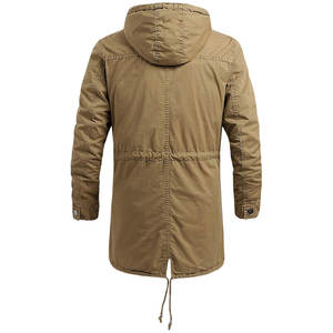 Nueva chaqueta acolchada larga con capucha para hombre, Abrigo acolchado personalizado para exteriores con chaqueta térmica gruesa de invierno, abrigo largo acolchado - Product Image 2