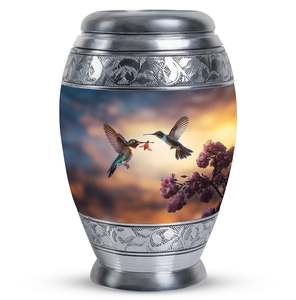 Hummingbird <b>Urn</b> for <b>Ashes</b> Elegant Decorative <b>Urn</b> for Human Remembrance Cremation for Adults Funeral <b>Urns</b> Perfect Memorials - Product Image 2